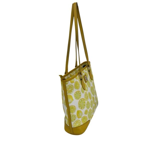Dooney & Bourke Limone Lemons Richmond Shopper Tote Bag - Picture 3 of 12